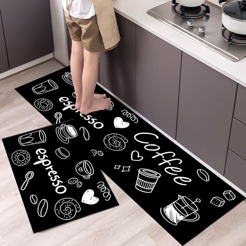 Lively® Kitchen Accessories Small (40cm x 60cm) / Coffee Non-slip Kitchen Mat | Lively®