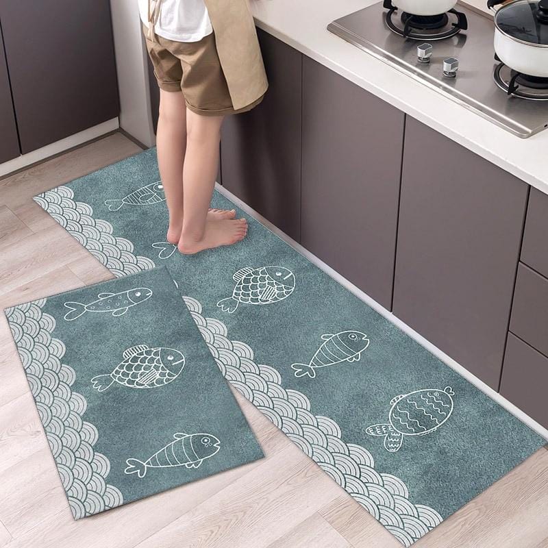 Lively® Kitchen Accessories Small (40cm x 60cm) / Fish Non-slip Kitchen Mat | Lively®