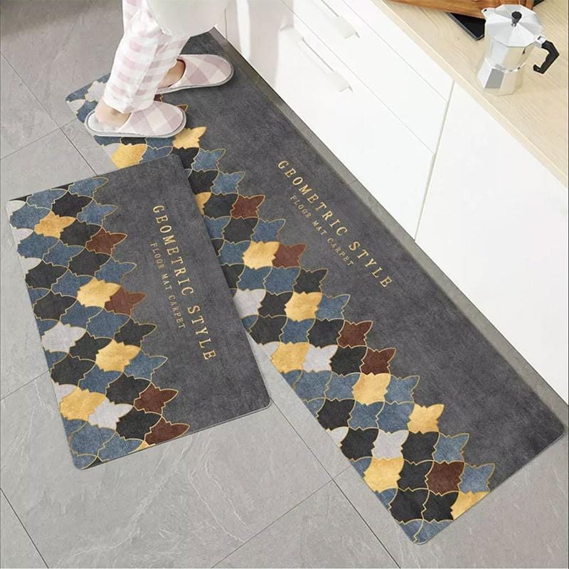 Lively® Kitchen Accessories Small (40cm x 60cm) / Geometric Non-slip Kitchen Mat | Lively®
