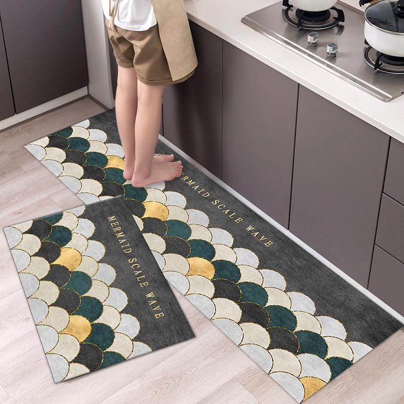 Lively® Kitchen Accessories Small (40cm x 60cm) / Wave Non-slip Kitchen Mat | Lively®