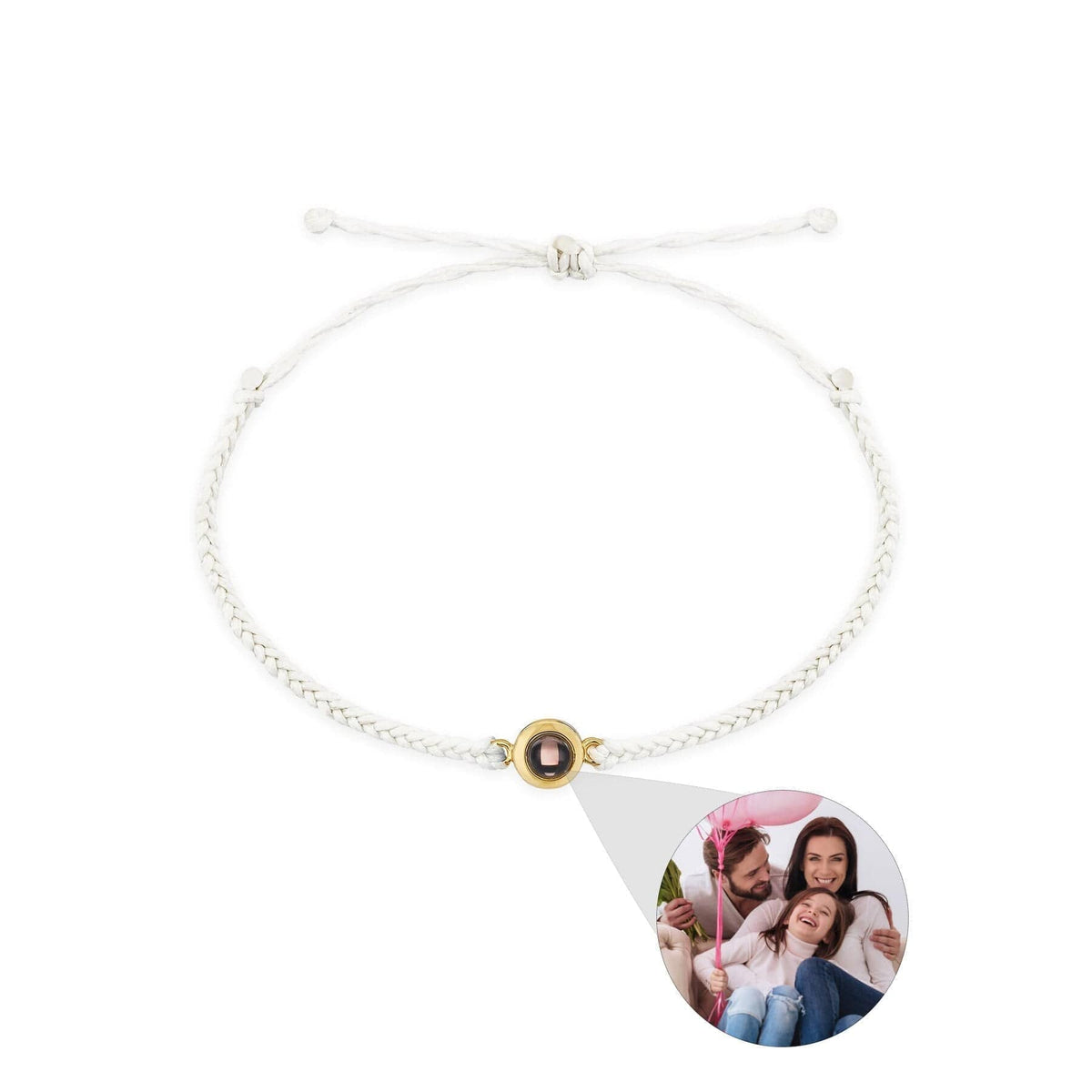 Lively® Vêtements automn & hiver White - Gold Bracelet photo unique | Lively®