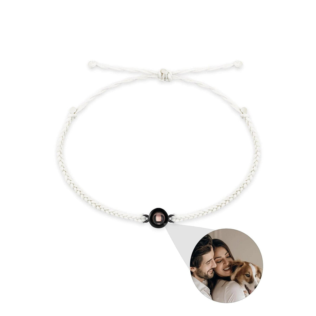 Lively® Vêtements automn & hiver Blanc - Noir Bracelet photo unique | Lively®