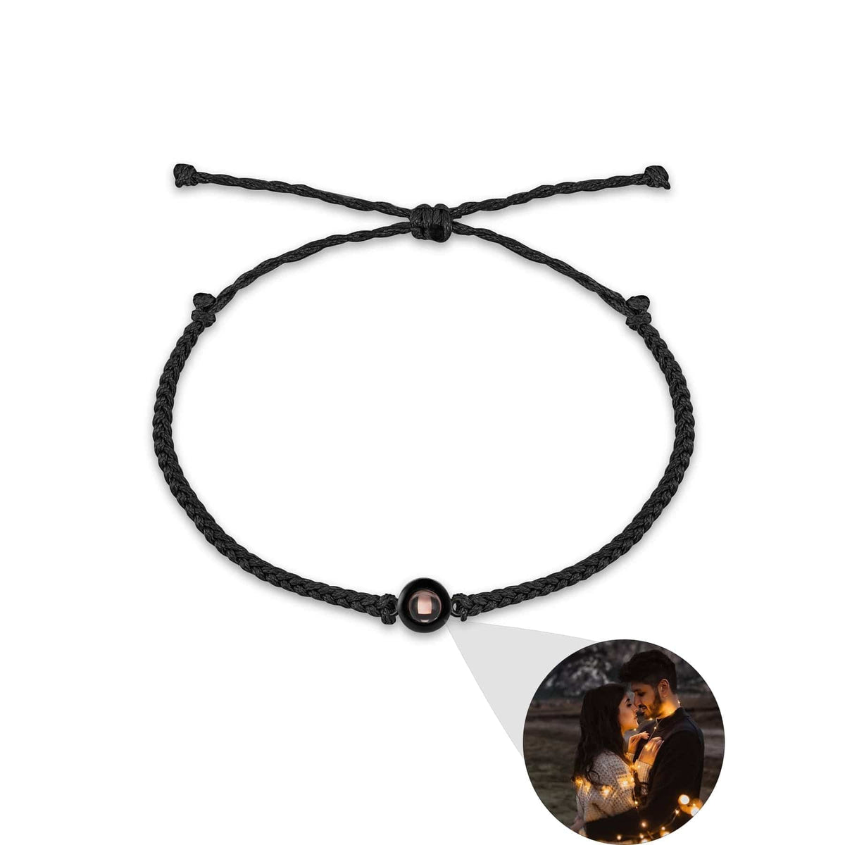 Lively® Vêtements automn & hiver Noir Bracelet photo unique | Lively®