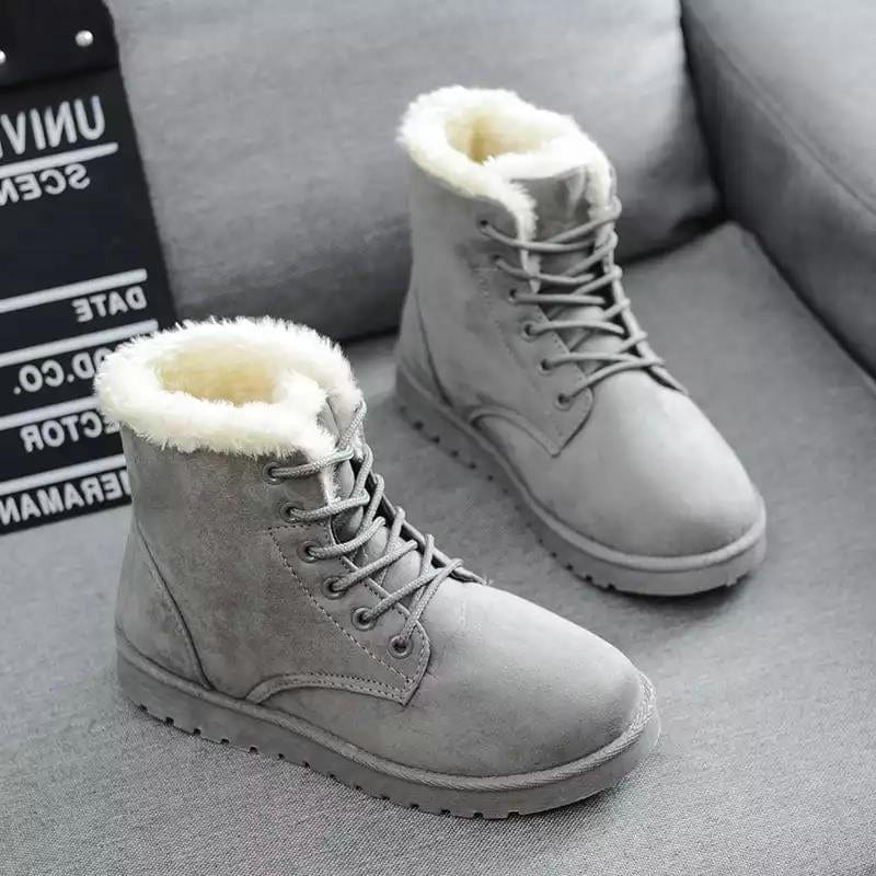 Lively® Autumn & Winter Clothing Gray / 35 Fur-lined Boots | Waterproof for Winter | Lively®