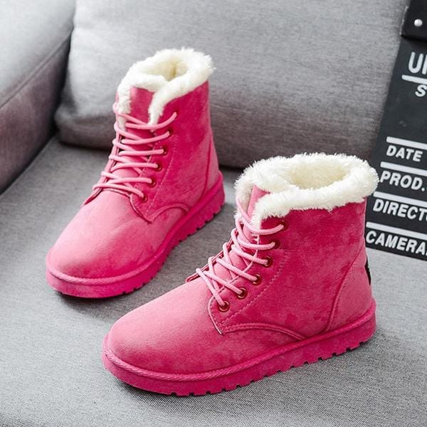 Lively® Vêtements automn & hiver Rose / 35 Bottes fourrées | Imperméables pour l'hiver | Lively®