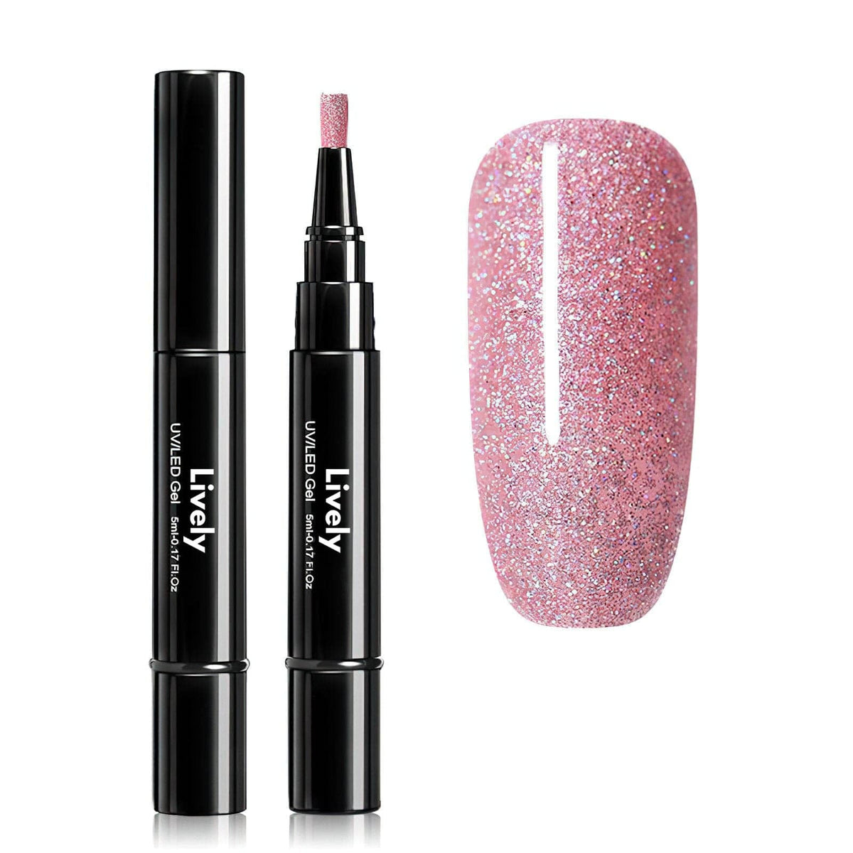 Lively® Nails & Manicures Pink Glitter Nail Polish Pen | Lively®