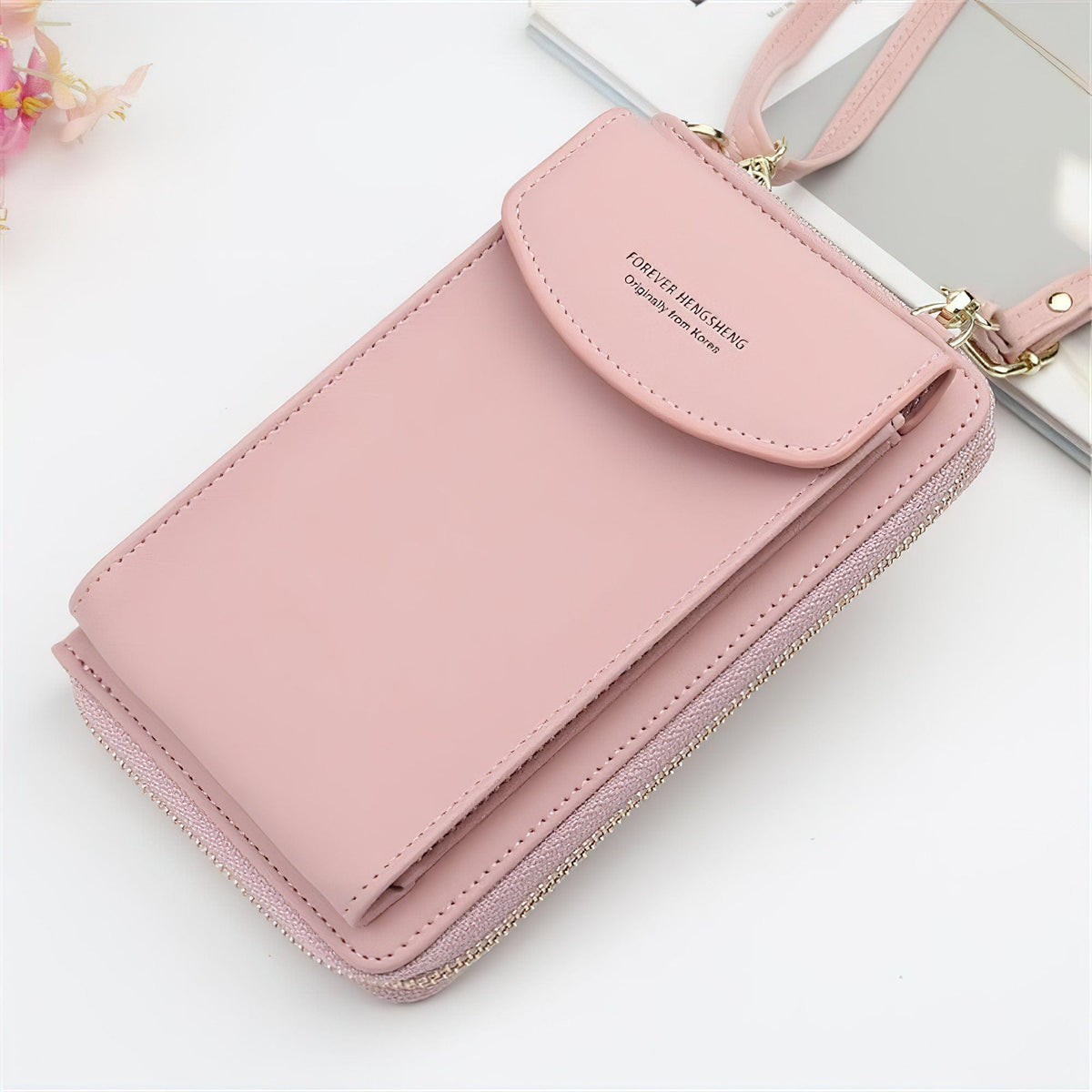 Lively® Autumn & Winter Clothing Dark Pink All-in-One Wallet | Lively®