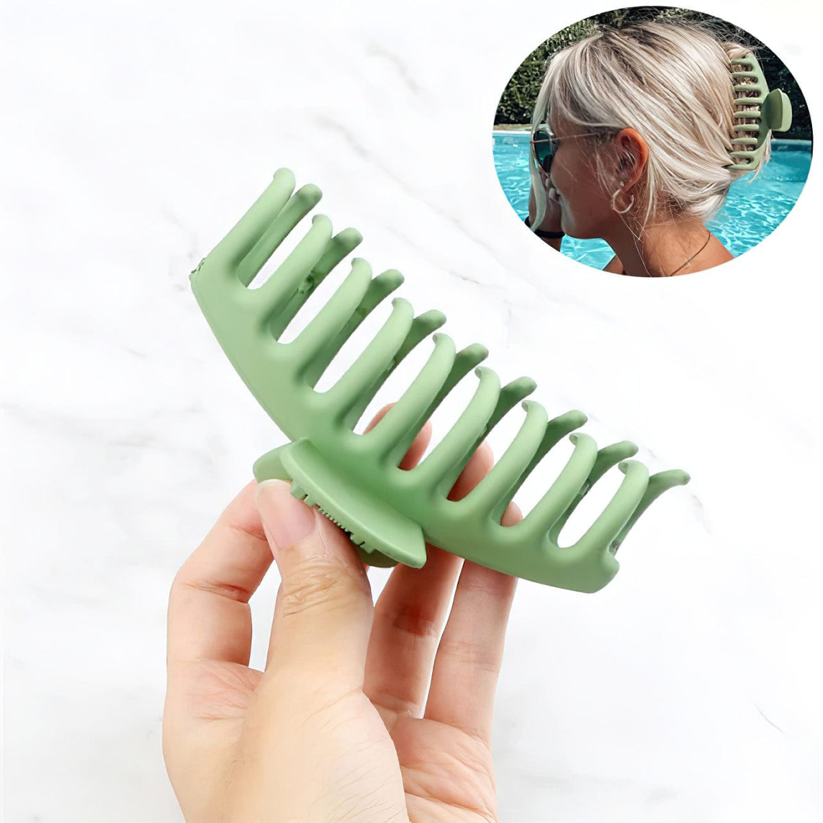 Lively® Hair Care & Accessories Green Anti-Breakage Hair Clip | Lively®