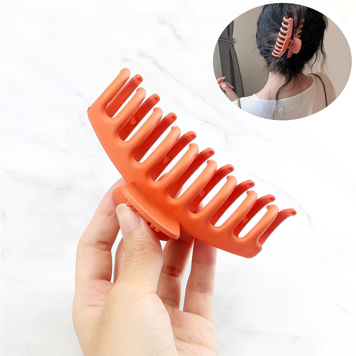 Lively® Hair Care & Accessories Orange Anti-Breakage Hair Clip | Lively®