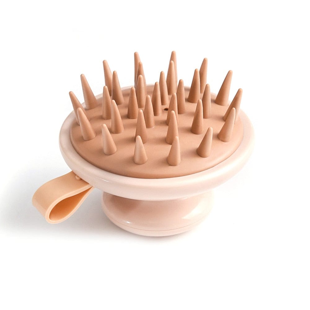 Lively® Hair Care & Accessories Brown Pink Scalp Massage Brush - For better penetration and better results | Lively®