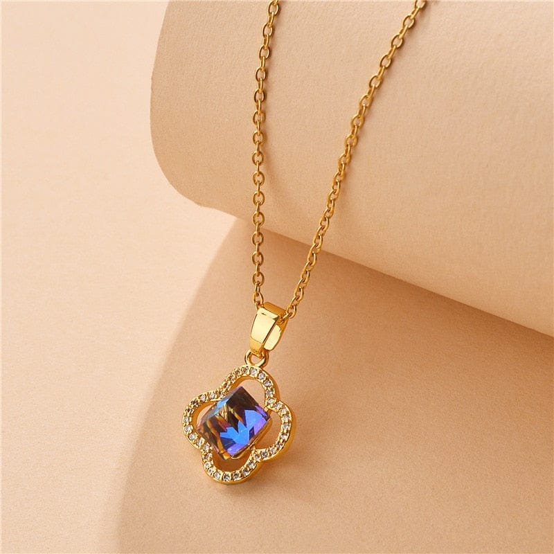 Lively® Necklaces "Diamond Clover" Necklace | Lively®