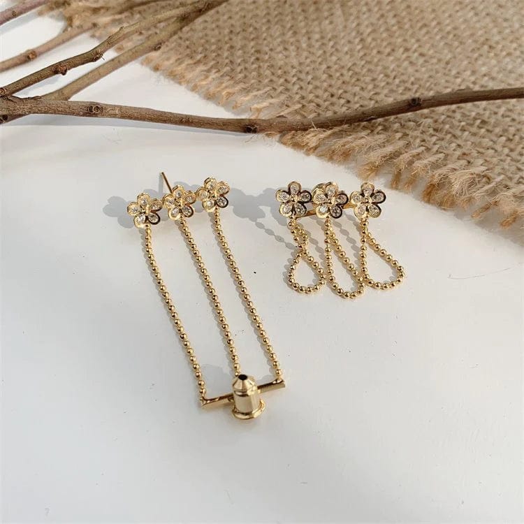 Lively® Boucles Plaqué Or Boucles d'oreilles Lotus | Lively®