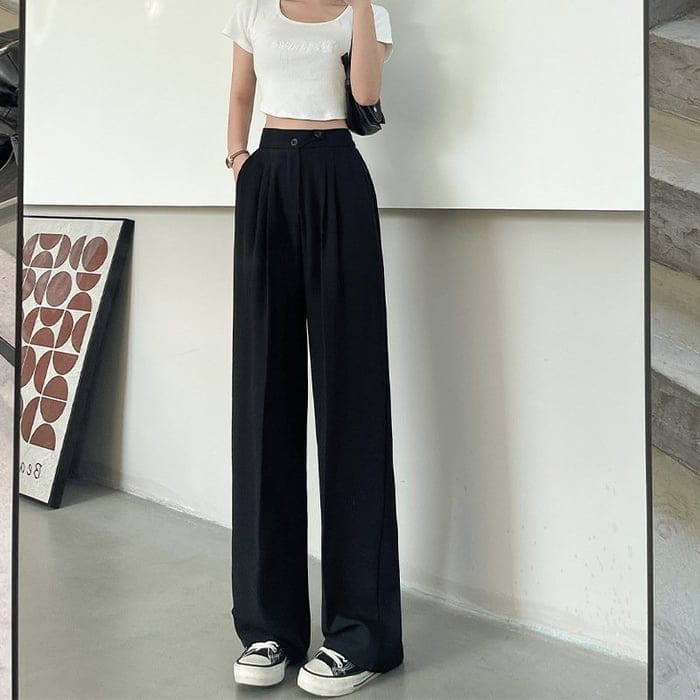 Lively® Summer Clothing Black / XS Wide Leg Pants | Lively™
