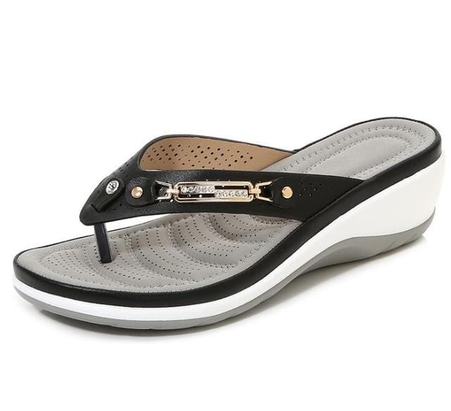 Lively® Black Sandals / 35 Maxi-comfort sandals | Lively®