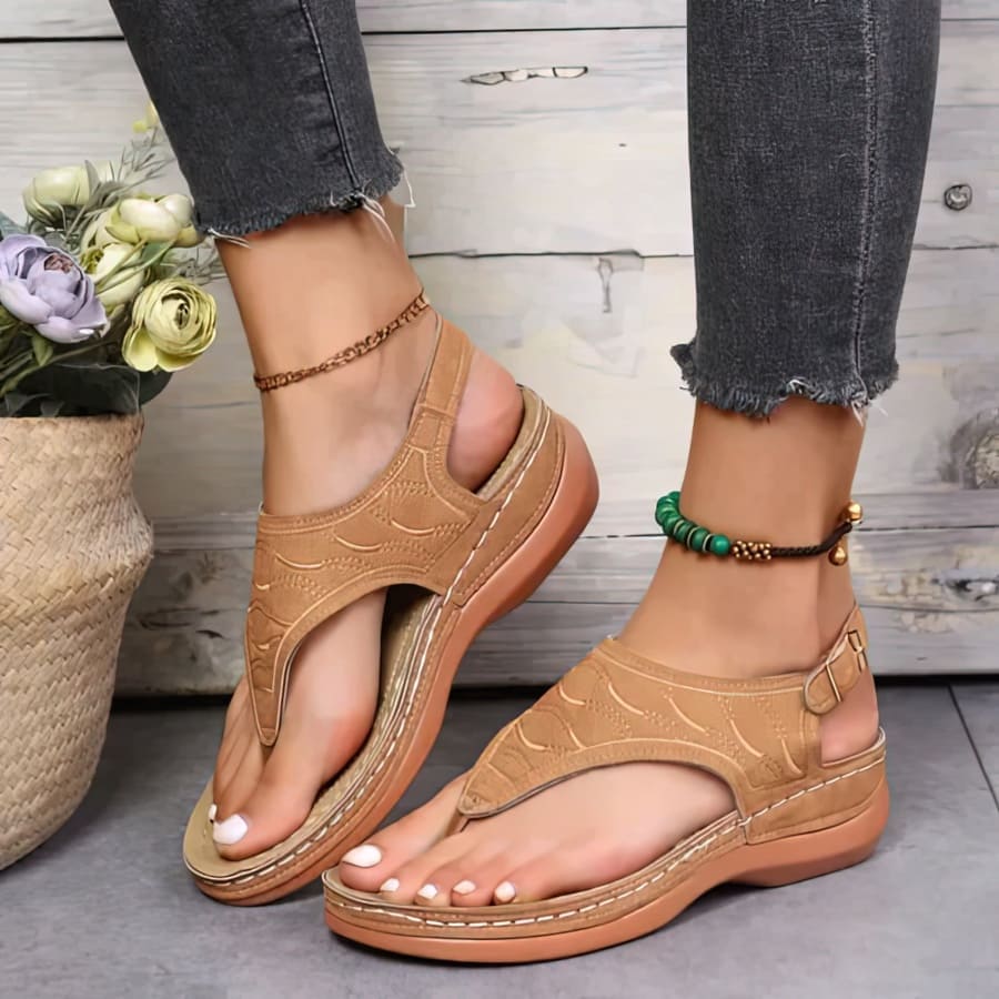 Lively® Brown Sandals / 35 Elegant orthopedic sandals | Lively™