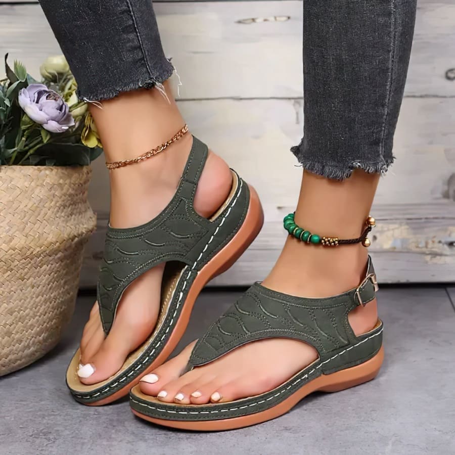 Lively® Green Sandals / 35 Elegant orthopedic sandals | Lively™