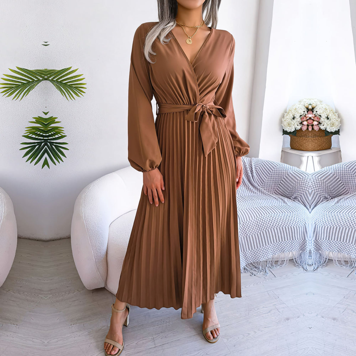 Lively® Robe longue plissée nouvelle collection | Lively™
