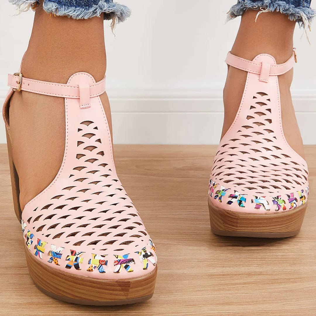 Lively® Pink Sandals / 35 Mesh Heeled Clogs | Lively™