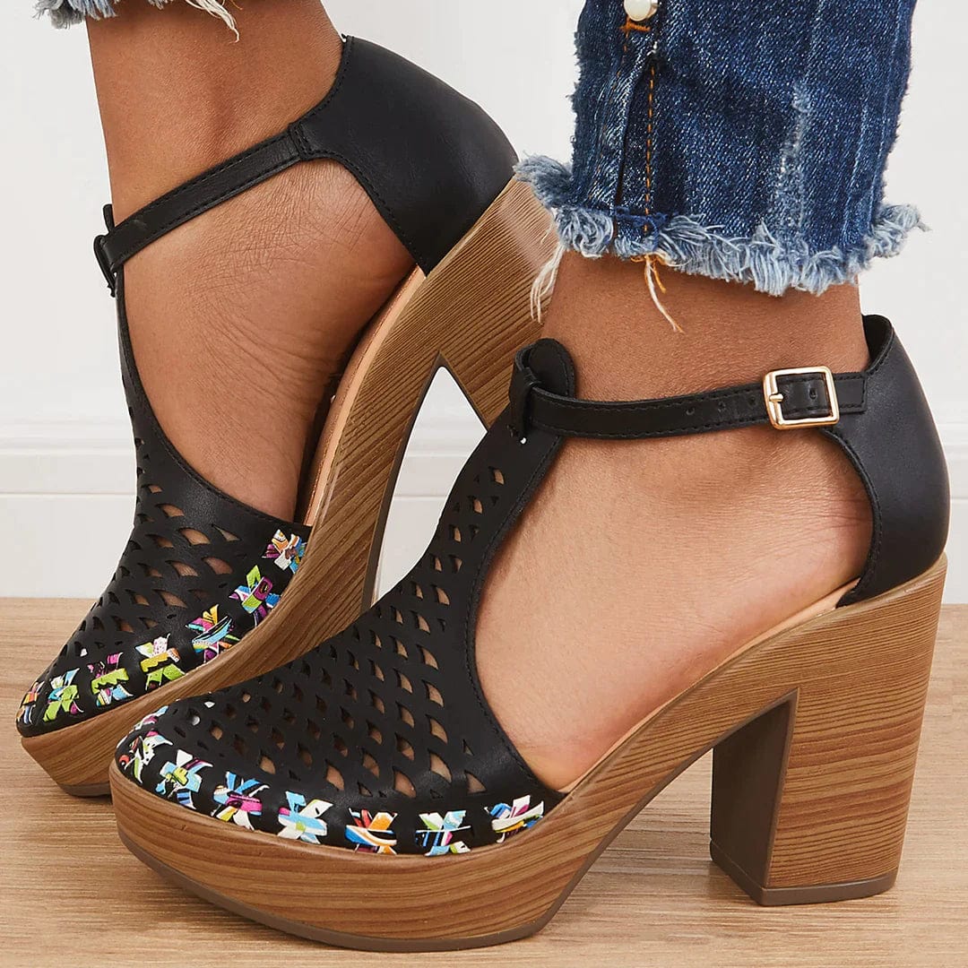 Lively® Mesh Heeled Clogs Sandals | Lively™