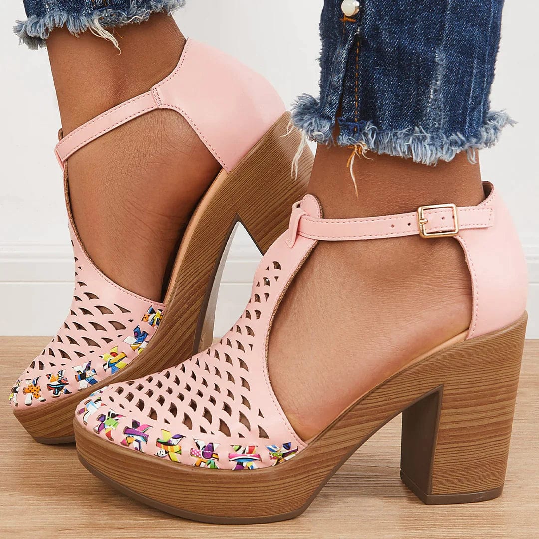 Lively® Mesh Heeled Clogs Sandals | Lively™