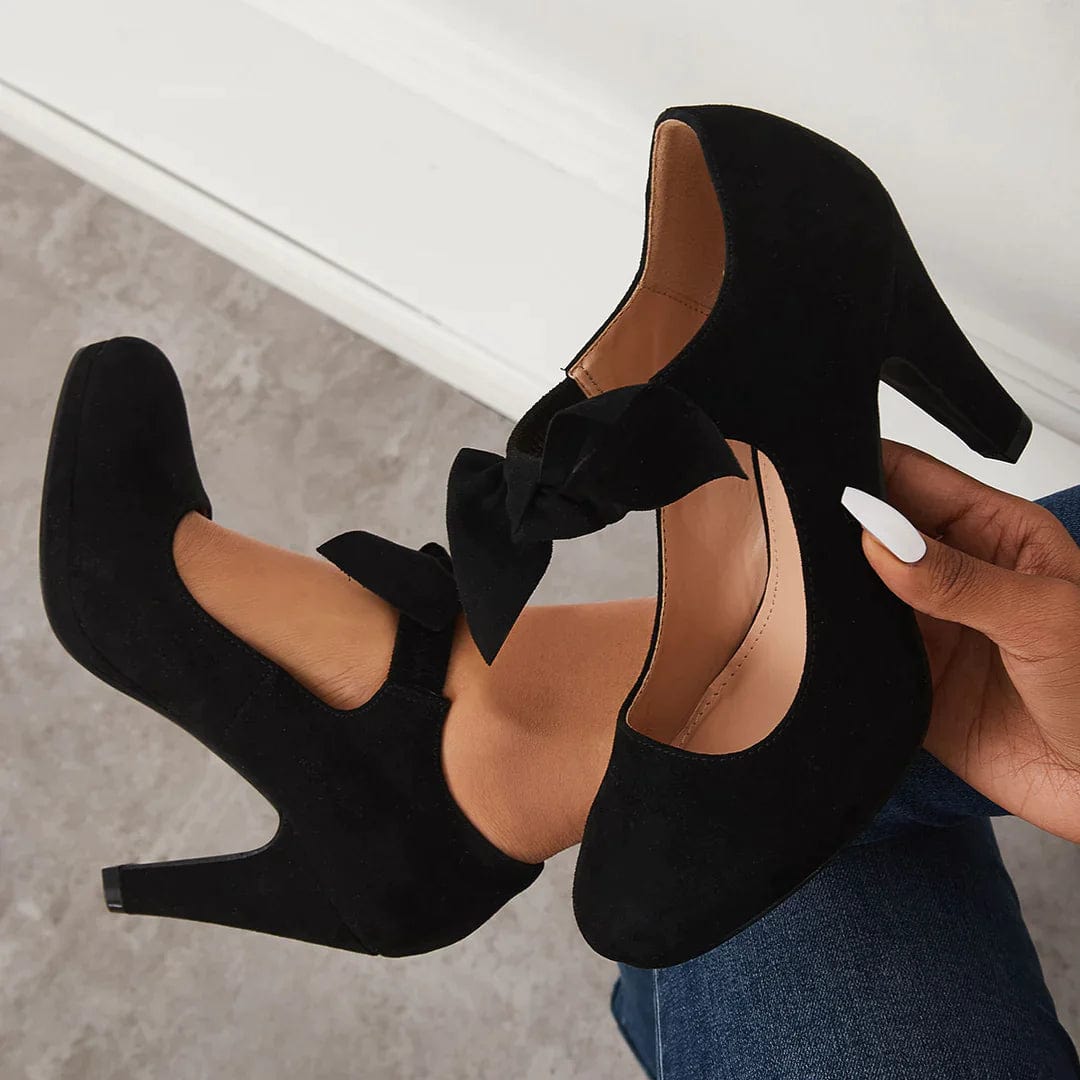 Lively® Summer Clothing Heeled Shoes with Ankle Bow | Lively™
