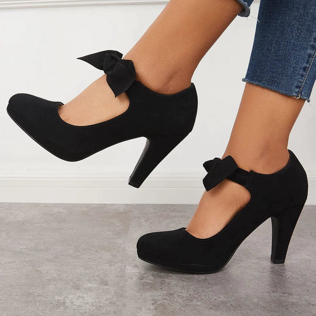 Lively® Summer Clothing Heeled Shoes with Ankle Bow | Lively™