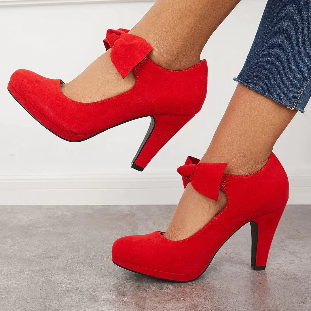 Lively® Summer Clothing Heeled Shoes with Ankle Bow | Lively™