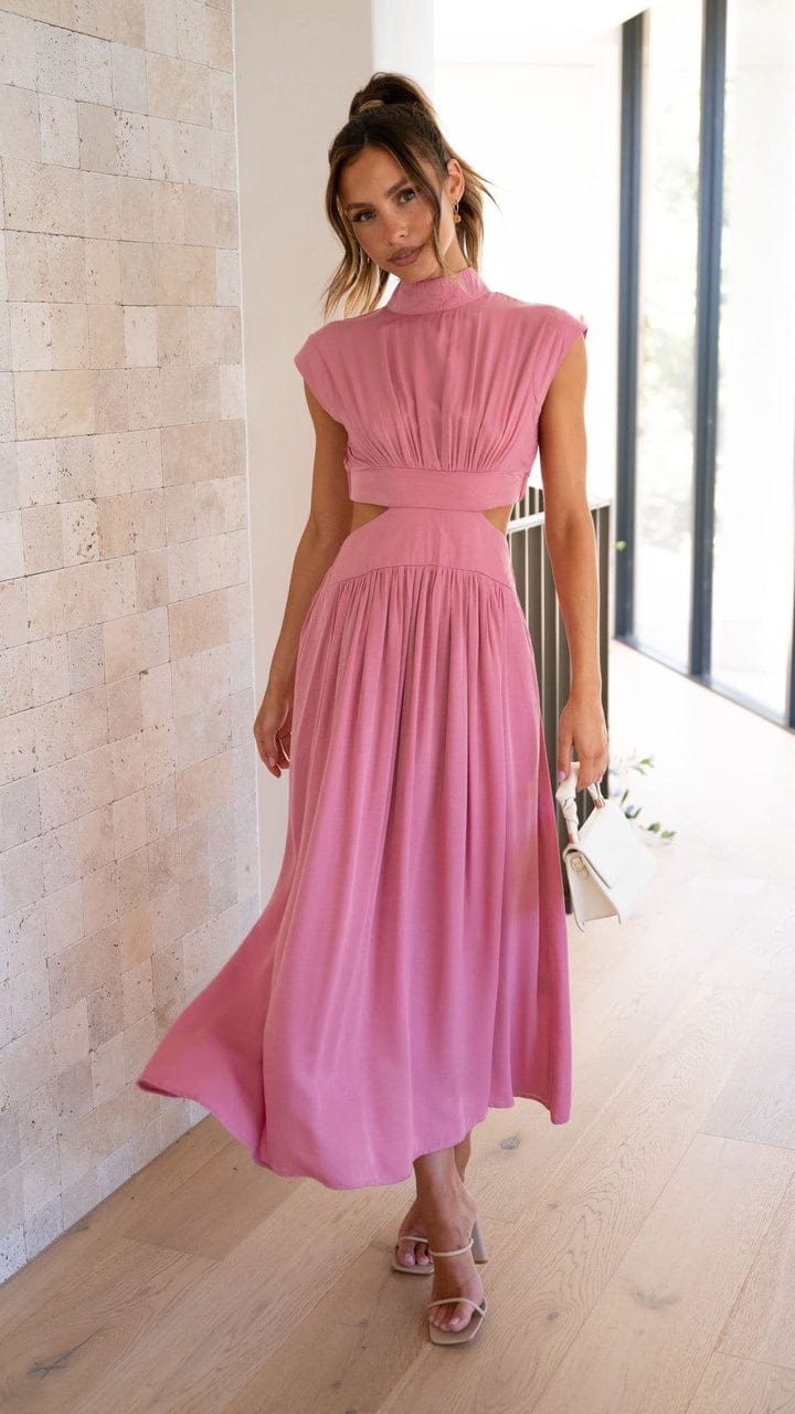 Lively® Vêtements été Rose / S Robe élégante avec poches | Lively™