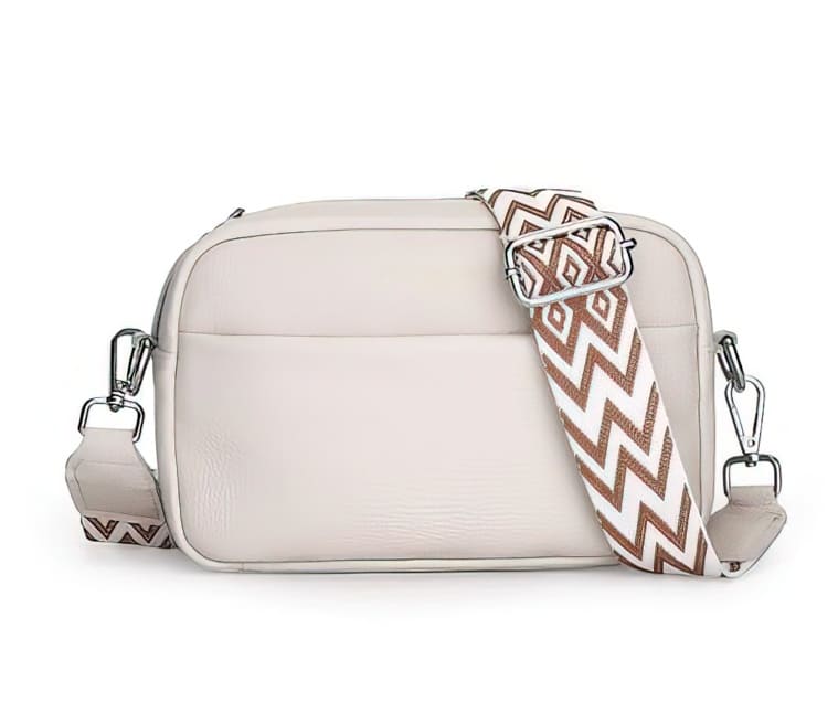 Lively® Vêtements été Beige Luxely™ | Sacoche de luxe en cuir