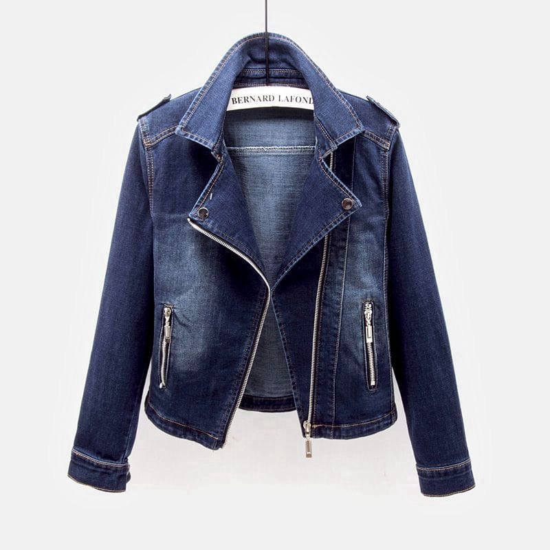 Lively® Vêtements été Bleu Foncé / S Veste en jean intemporelle | Lively™