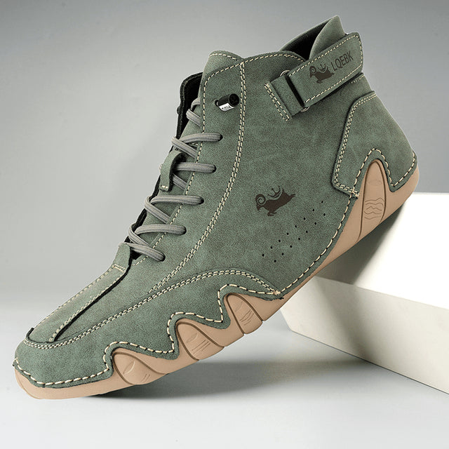 Lively® Grün / 36 Wandara Orthoschuhe - Ultra-bequeme und rutschfeste Barfußschuhe aus Echtleder (Unisex)