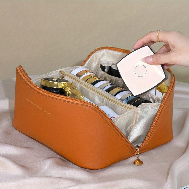 Lively® Minimalist Makeup Zipper Pouch, Lightweight Storage Bag, Travel Toiletry Wash Bag