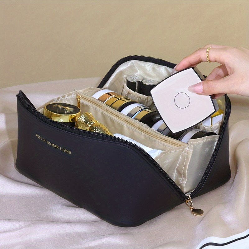 Lively® Minimalist Makeup Zipper Pouch, Lightweight Storage Bag, Travel Toiletry Wash Bag