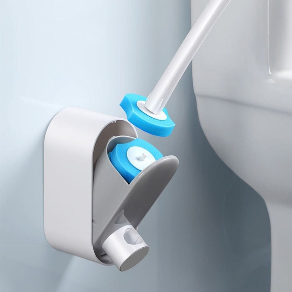 Lively® Disposable Toilet Brush with Cleaning Liquid Wall-Mounted Cleaning Tool - Gadget Through
