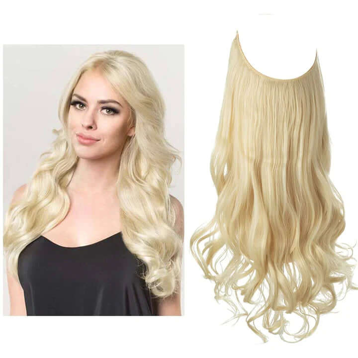 Lively® Strand Blonde / 40cm - 110g Invisible Hair Extensions - Wavy