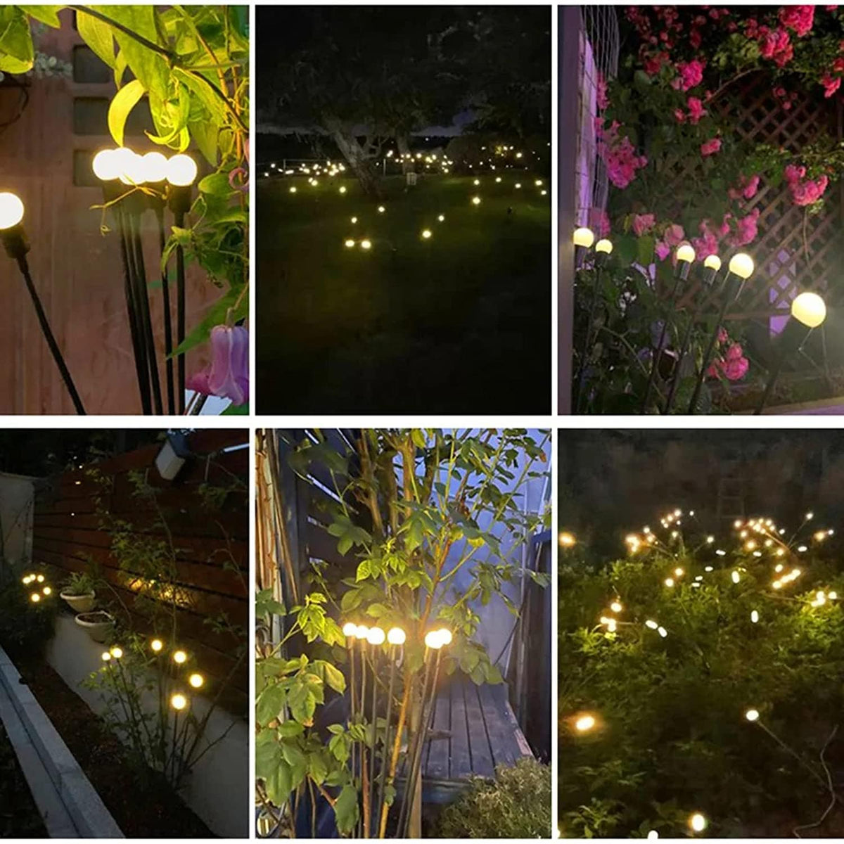 Lively® Lampe effet luciole à énergie solaire
