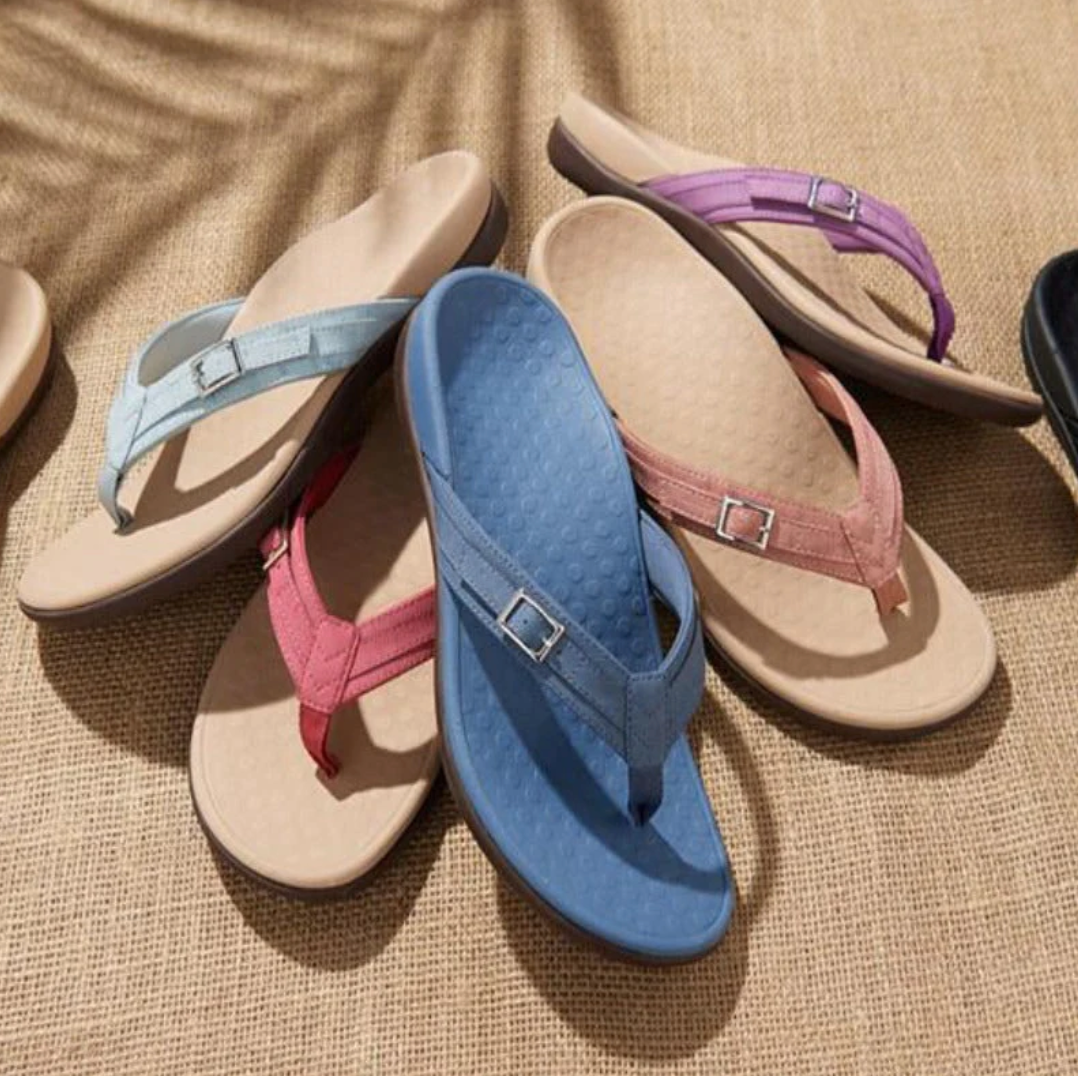 Lively orthopedic flip-flops