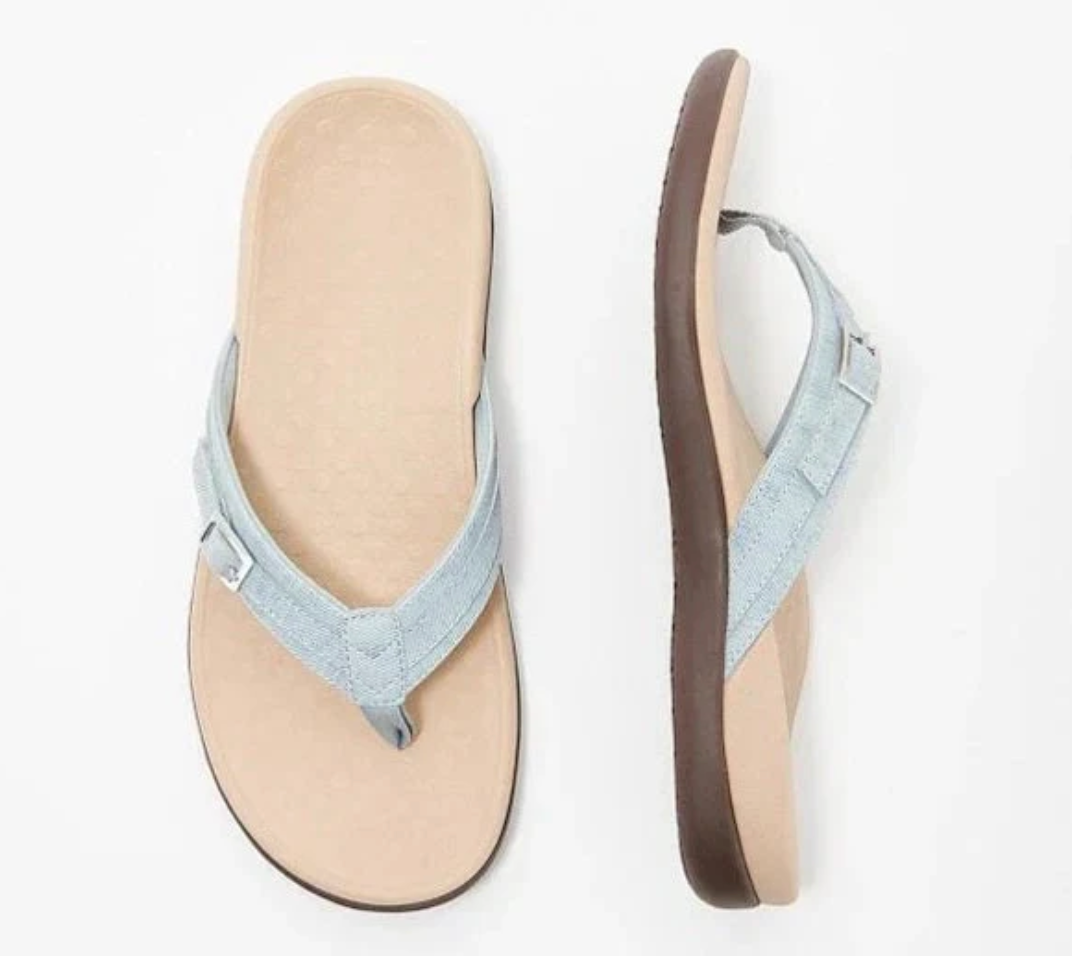 Lively orthopedic flip-flops